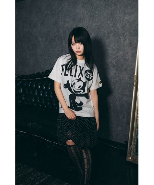 ハードコアチョコレート(ハードコアチョコレート)の「FELIX THE CAT(COMICバニラホワイト)(Tシャツ/カットソー・メンズ・オフホワイト・XX-LARGE/X-LARGE/LARGE)」の2枚目の写真
