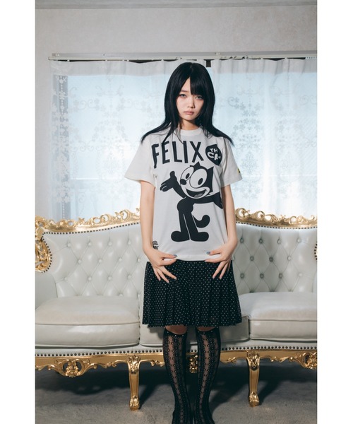 ハードコアチョコレート(ハードコアチョコレート)の「FELIX THE CAT(COMICバニラホワイト)(Tシャツ/カットソー・メンズ・オフホワイト・XX-LARGE/X-LARGE/LARGE)」の4枚目の写真