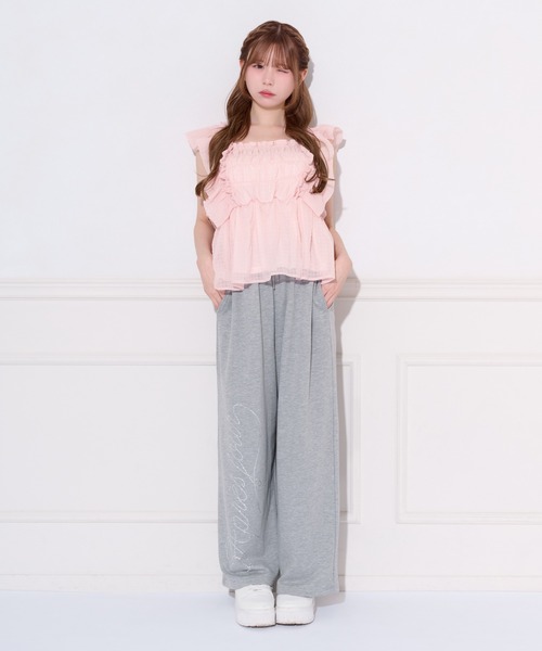 apres jour(アプレジュール)の「シャーリングペプラムブラウス(シャツ/ブラウス・レディース・ラベンダー/ライトブルー/ピンク/ライトイエロー/オフホワイト・フリー/X-LARGE)」の13枚目の写真