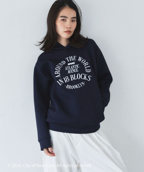 GOOD ROCK SPEED(グッドロックスピード)の「【GOOD ROCK SPEED】NYC Hoodie(パーカー・レディース・ネイビー・M)」の14枚目の写真