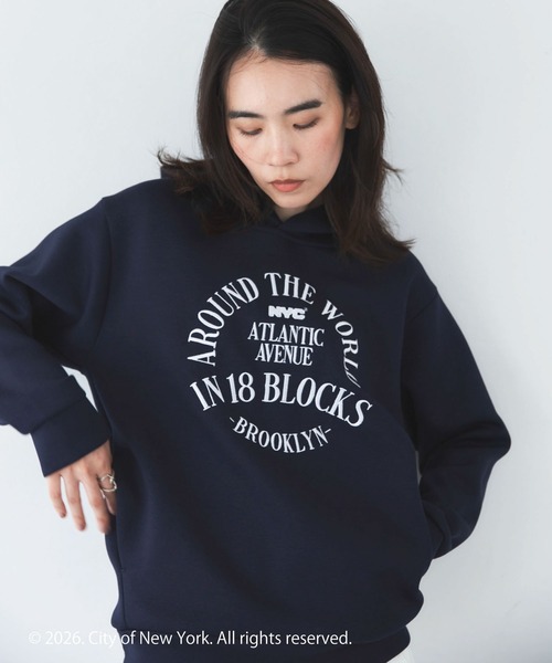 GOOD ROCK SPEED(グッドロックスピード)の「【GOOD ROCK SPEED】NYC Hoodie(パーカー・レディース・ネイビー・M)」の21枚目の写真