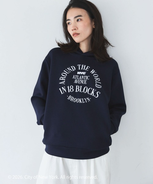 GOOD ROCK SPEED(グッドロックスピード)の「【GOOD ROCK SPEED】NYC Hoodie(パーカー・レディース・ネイビー・M)」の15枚目の写真