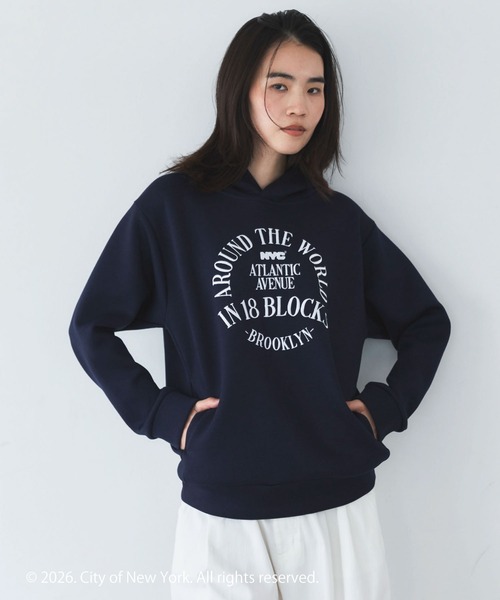 GOOD ROCK SPEED(グッドロックスピード)の「【GOOD ROCK SPEED】NYC Hoodie(パーカー・レディース・ネイビー・M)」の16枚目の写真