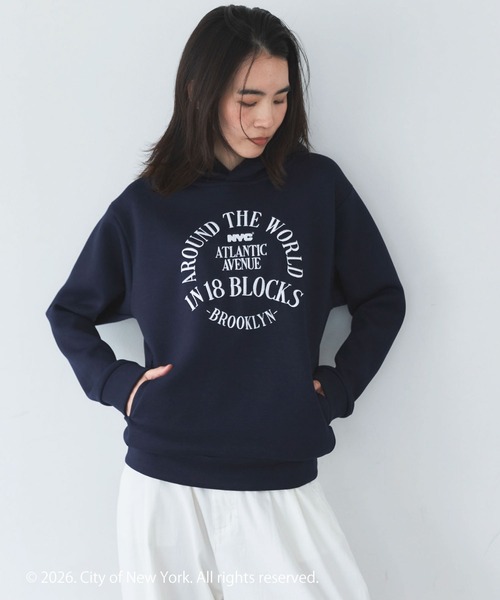 GOOD ROCK SPEED(グッドロックスピード)の「【GOOD ROCK SPEED】NYC Hoodie(パーカー・レディース・ネイビー・M)」の17枚目の写真