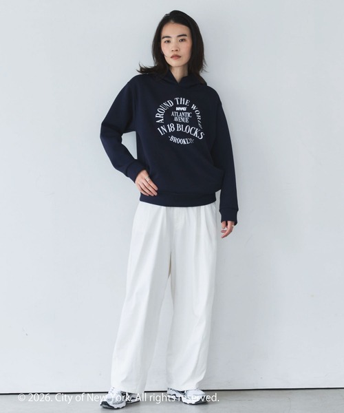GOOD ROCK SPEED(グッドロックスピード)の「【GOOD ROCK SPEED】NYC Hoodie(パーカー・レディース・ネイビー・M)」の4枚目の写真