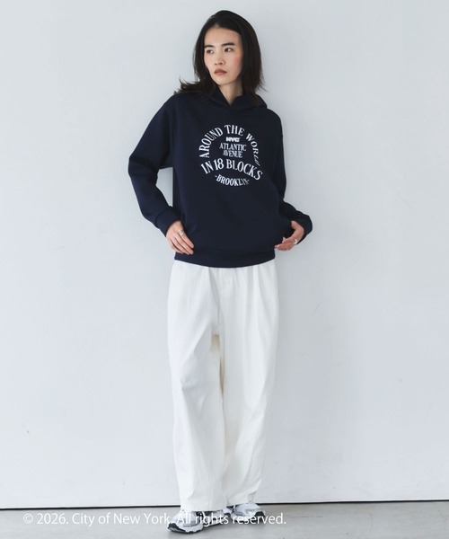 GOOD ROCK SPEED(グッドロックスピード)の「【GOOD ROCK SPEED】NYC Hoodie(パーカー・レディース・ネイビー・M)」の5枚目の写真