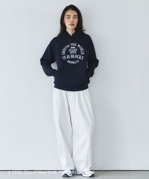GOOD ROCK SPEED(グッドロックスピード)の「【GOOD ROCK SPEED】NYC Hoodie(パーカー・レディース・ネイビー・M)」の7枚目の写真