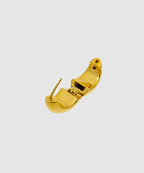 JIL SANDER（ジルサンダー）の「EARRINGS 1334（ピアス（両耳用）・レディース・ゴールド・UNI）」の4枚目の写真
