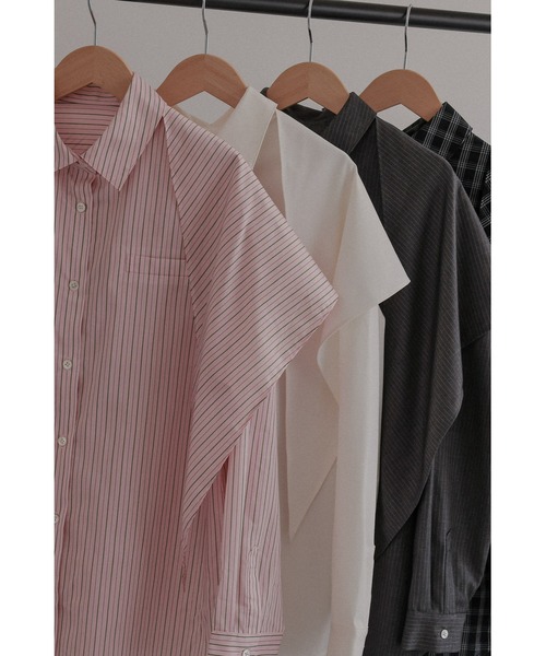 tento(テント)の「Shirt with Matching Scarf(シャツ/ブラウス・レディース・ピンク/ホワイト/グレー/ブラック・FREE)」の21枚目の写真