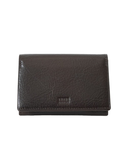 TAKEO KIKUCHI（タケオキクチ）の「【TAKEO KIKUCHI /タケオ キクチ】アルド カードケース 名刺入れ（名刺入れ・メンズ・オレンジ/ブラック/チョコ・FREE）」の4枚目の写真