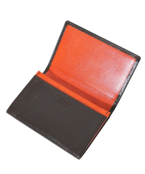 TAKEO KIKUCHI（タケオキクチ）の「【TAKEO KIKUCHI /タケオ キクチ】アルド カードケース 名刺入れ（名刺入れ・メンズ・オレンジ/ブラック/チョコ・FREE）」の8枚目の写真