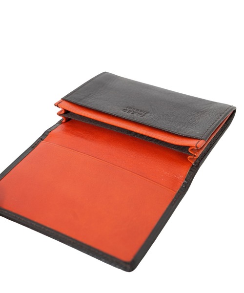 TAKEO KIKUCHI（タケオキクチ）の「【TAKEO KIKUCHI /タケオ キクチ】アルド カードケース 名刺入れ（名刺入れ・メンズ・オレンジ/ブラック/チョコ・FREE）」の9枚目の写真
