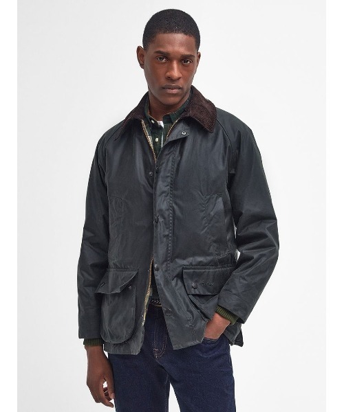 Barbour(バブアー)の「【BEDALE / ビデイル】ワックス ジャケット レギュラーフィット(ブルゾン・メンズ・ブラウン/ブラック/ネイビー/グリーン・44/34/36/38/40/42/46)」の3枚目の写真