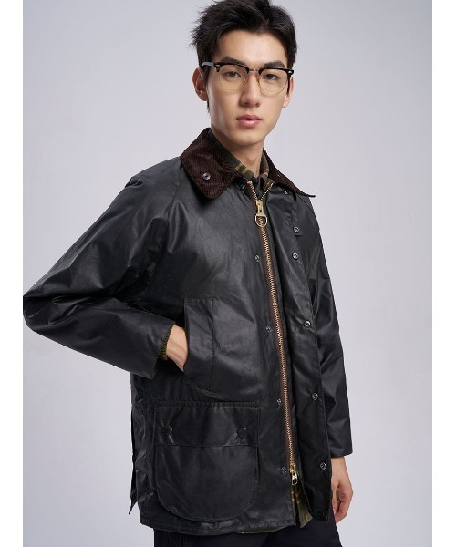 Barbour(バブアー)の「【BEDALE / ビデイル】ワックス ジャケット レギュラーフィット(ブルゾン・メンズ・ブラウン/ブラック/ネイビー/グリーン・44/34/36/38/40/42/46)」の14枚目の写真