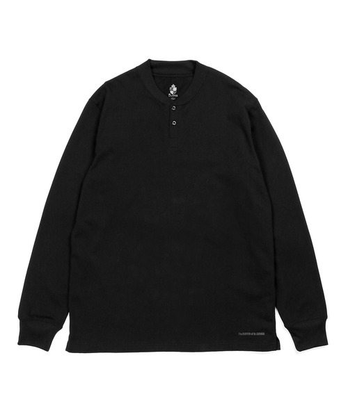 The DUFFER of ST.GEORGE(ザダファーオブセントジョージ)の「SILKY TOUCH SHIELD NECK L/S HENLEY TEE:シリコンバイオ加工 シールドネック ヘンリーロンT / 襟裏汚れ防止 / シルキータッチ / スムース天竺(Tシャツ/カットソー・メンズ・グレー/ホワイト/ブルーグレー/ブラック・X-LARGE/SMALL/MEDIUM/LARGE)」の16枚目の写真
