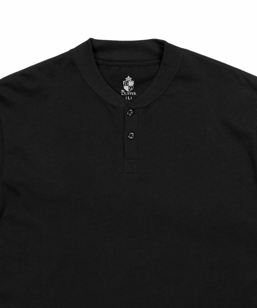 The DUFFER of ST.GEORGE(ザダファーオブセントジョージ)の「SILKY TOUCH SHIELD NECK L/S HENLEY TEE:シリコンバイオ加工 シールドネック ヘンリーロンT / 襟裏汚れ防止 / シルキータッチ / スムース天竺(Tシャツ/カットソー・メンズ・グレー/ホワイト/ブルーグレー/ブラック・X-LARGE/SMALL/MEDIUM/LARGE)」の20枚目の写真