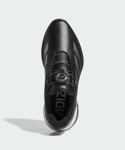 adidas(アディダス)の「adizero Zg Lo ボア スパイクレス ゴルフシューズ / adizero Zg Lo Boa Spikeless Golf Shoes【adidas Golf/アディダスゴルフ】(スニーカー・メンズ・ブラック×シルバー・27.0cm/27.5cm/28.5cm/29.0cm/28.0cm/24.5cm/25.0cm/25.5cm/26.5cm/26.0cm)」の4枚目の写真