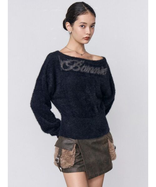 EMODA(エモダ)の「FAUXファーポケットラップスカート(スカート・レディース・グレー/ブラウン/ブラック・MEDIUM/SMALL)」の21枚目の写真