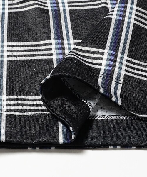 BEAMS T(ビームスティー)の「LOLA'S HARDWARE / 'Check Mate’ Mesh Shorts(その他パンツ・メンズ・ブラック・M/L/XL)」の7枚目の写真