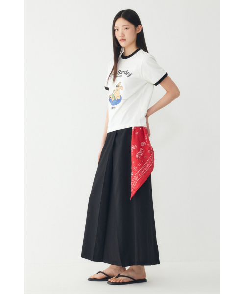 STUDIO TOMBOY（スタジオトムボーイ）の「配色カラーキャラクタープリントクロップTシャツ _オフホワイト_9106322207（Tシャツ/カットソー・レディース・オフホワイト・OS）」の4枚目の写真