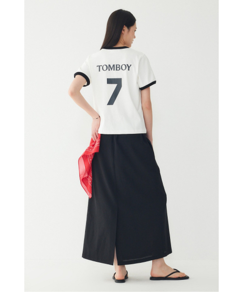 STUDIO TOMBOY（スタジオトムボーイ）の「配色カラーキャラクタープリントクロップTシャツ _オフホワイト_9106322207（Tシャツ/カットソー・レディース・オフホワイト・OS）」の5枚目の写真
