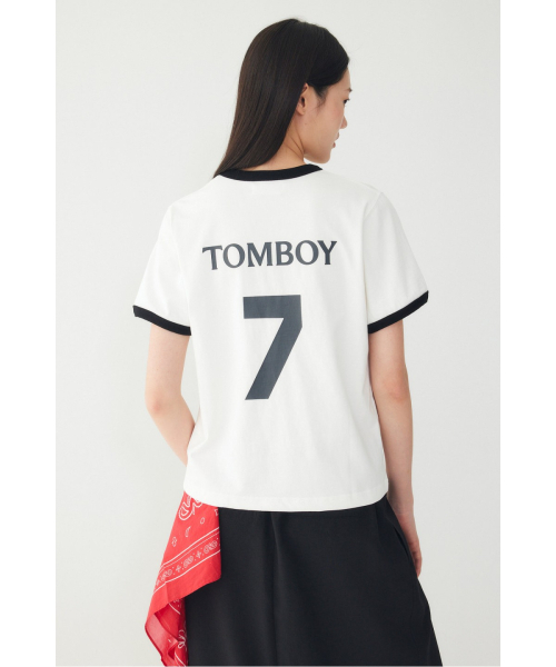 STUDIO TOMBOY（スタジオトムボーイ）の「配色カラーキャラクタープリントクロップTシャツ _オフホワイト_9106322207（Tシャツ/カットソー・レディース・オフホワイト・OS）」の8枚目の写真