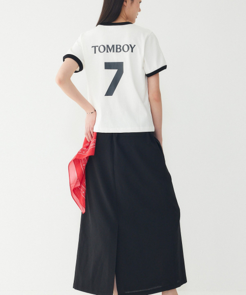 STUDIO TOMBOY（スタジオトムボーイ）の「配色カラーキャラクタープリントクロップTシャツ _オフホワイト_9106322207（Tシャツ/カットソー・レディース・オフホワイト・OS）」の13枚目の写真