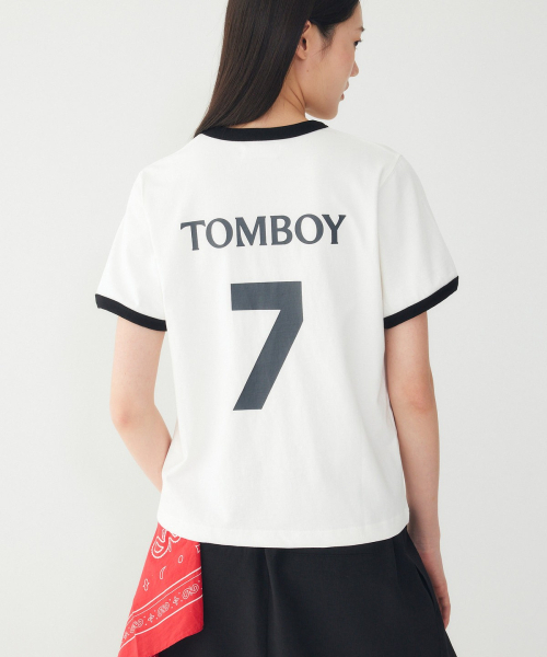 STUDIO TOMBOY（スタジオトムボーイ）の「配色カラーキャラクタープリントクロップTシャツ _オフホワイト_9106322207（Tシャツ/カットソー・レディース・オフホワイト・OS）」の16枚目の写真