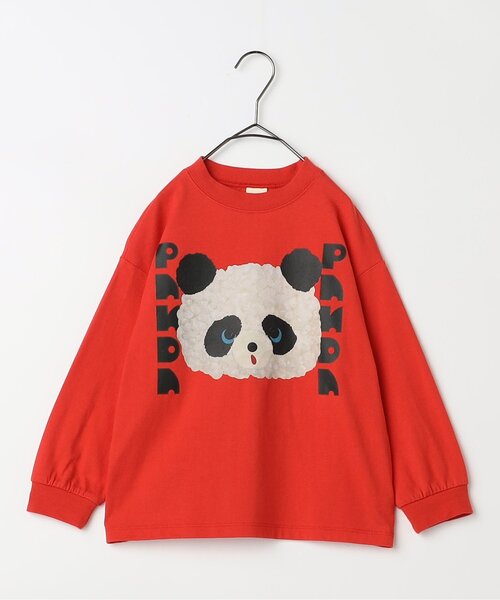p.premier(ピードットプルミエ)の「レトロぬいフォトプリントロンT(Tシャツ/カットソー・キッズ・マスタード/オフホワイト/レッド/グレー・130/140/90/80/120/100/110)」の19枚目の写真