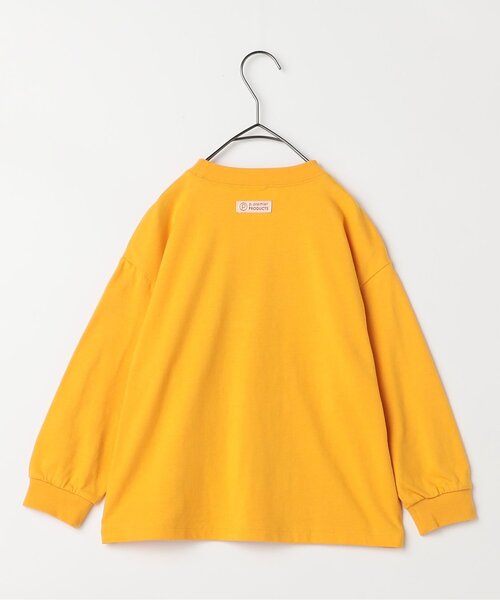 p.premier(ピードットプルミエ)の「レトロぬいフォトプリントロンT(Tシャツ/カットソー・キッズ・マスタード/オフホワイト/レッド/グレー・130/140/90/80/120/100/110)」の9枚目の写真