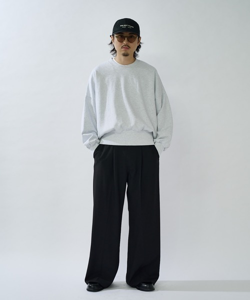 Lui's(ルイス)の「【WEB限定】 ルーズワイドストレートパンツ(スラックス・メンズ・ブラック/カーキ・S/M)」の8枚目の写真