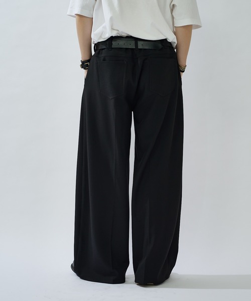 Lui's(ルイス)の「【WEB限定】 ルーズワイドストレートパンツ(スラックス・メンズ・ブラック/カーキ・S/M)」の6枚目の写真