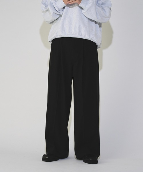 Lui's(ルイス)の「【WEB限定】 ルーズワイドストレートパンツ(スラックス・メンズ・ブラック/カーキ・S/M)」の21枚目の写真