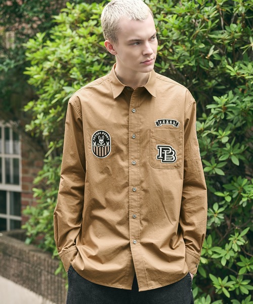 Twill damp Wappen刺繍 футболка — вышитая нашивка
