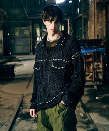 Damage Knit Jacket / ダメージニットジャケット