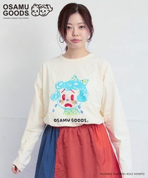 【別注】OSAMU GOODS プリント長袖Tシャツ/おとな