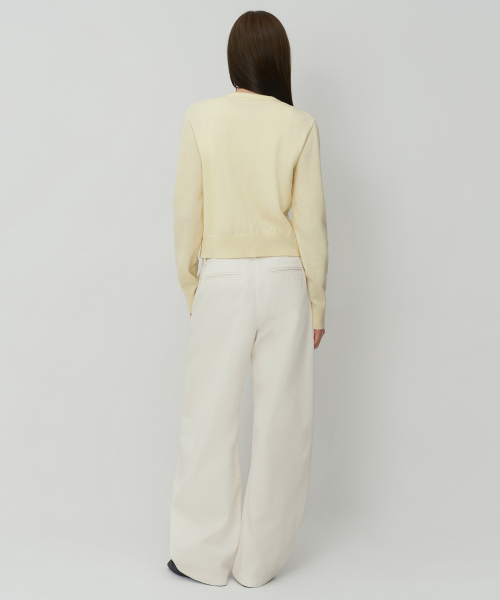 MUSINSA STANDARD WOMAN（ムシンサスタンダードウーマン）の「ウィメンズ無地CPカーブドチノパンツ[アイボリー]（その他パンツ・レディース・その他・30/29/24/26/27/28/25）」の10枚目の写真