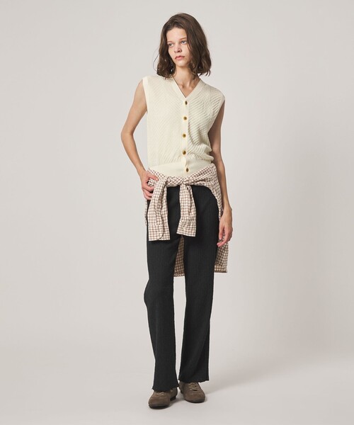 Steven Alan(スティーブンアラン)の「<Steven Alan>シュリンクレース パンツ(その他パンツ・レディース・ブラック/ダークブラウン/オフホワイト・FREE)」の8枚目の写真