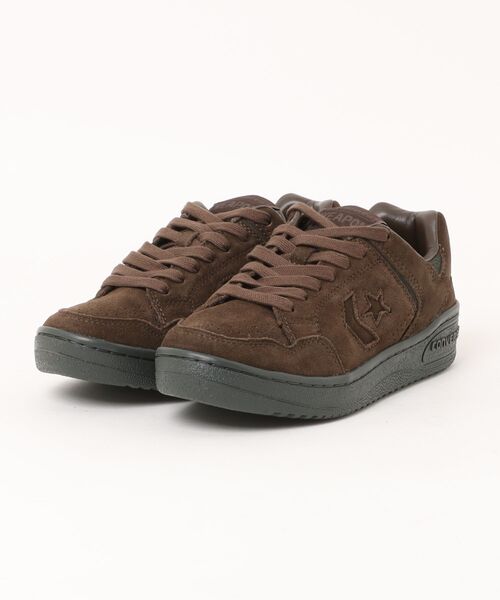 CONVERSE(コンバース)の「CONVERSE コンバース WEAPON SUEDE OX ウエポン スエード OX 33702890 DARK BROWN(スニーカー・メンズ・ブラウン・10/5h/5/6h/6/9h/9/8h/8/7h/7/11)」の1枚目の写真