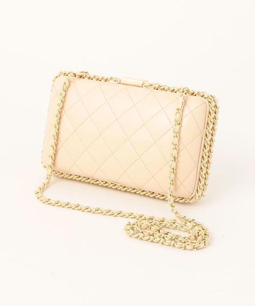 UNITED ARROWS（ユナイテッドアローズ）の「UPCE キルティング チェーン バッグ◆（ショルダーバッグ・レディース・ブラック/ナチュラル/ベージュ・FREE）」の4枚目の写真