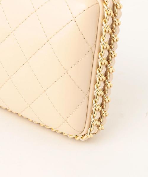 UNITED ARROWS（ユナイテッドアローズ）の「UPCE キルティング チェーン バッグ◆（ショルダーバッグ・レディース・ブラック/ナチュラル/ベージュ・FREE）」の7枚目の写真