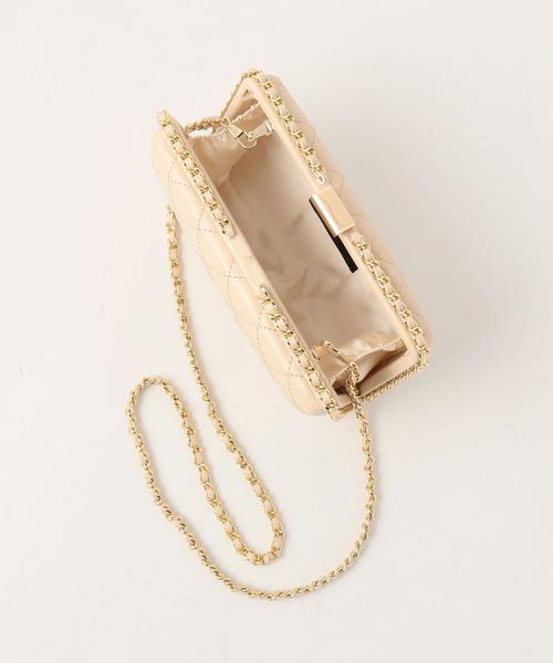 UNITED ARROWS（ユナイテッドアローズ）の「UPCE キルティング チェーン バッグ◆（ショルダーバッグ・レディース・ブラック/ナチュラル/ベージュ・FREE）」の9枚目の写真