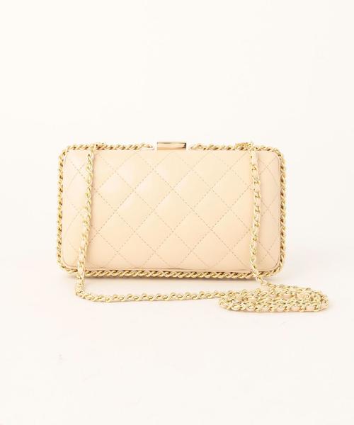 UNITED ARROWS（ユナイテッドアローズ）の「UPCE キルティング チェーン バッグ◆（ショルダーバッグ・レディース・ブラック/ナチュラル/ベージュ・FREE）」の10枚目の写真