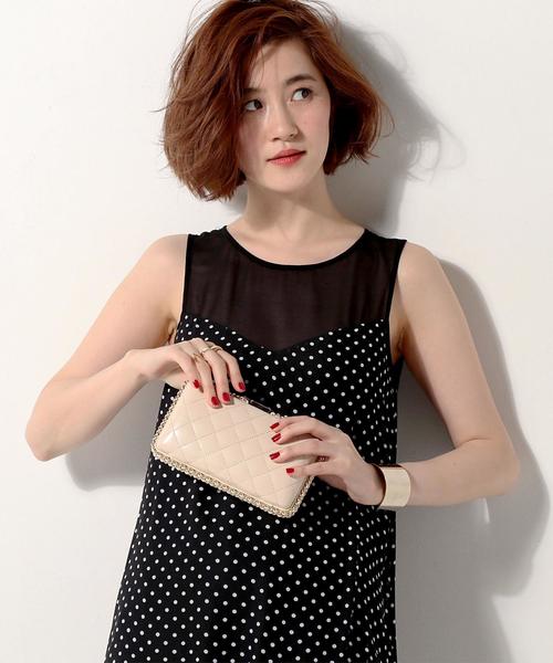 UNITED ARROWS（ユナイテッドアローズ）の「UPCE キルティング チェーン バッグ◆（ショルダーバッグ・レディース・ブラック/ナチュラル/ベージュ・FREE）」の11枚目の写真