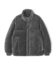 ADHOC（アドホック）の「男性 コーデュロイ オーバーサイズ パディング ジャンパー (DK-GREY) (HBAUJ20)（ダウンジャケット/コート）」