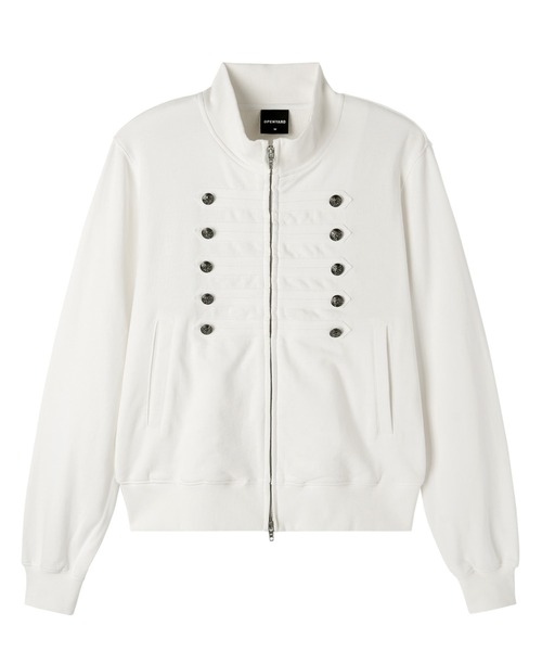 ナポレオンジャケット ホワイト Openyard/オープンヤード』 NAPOLEON SWEAT ZIP UP/ナポレオン