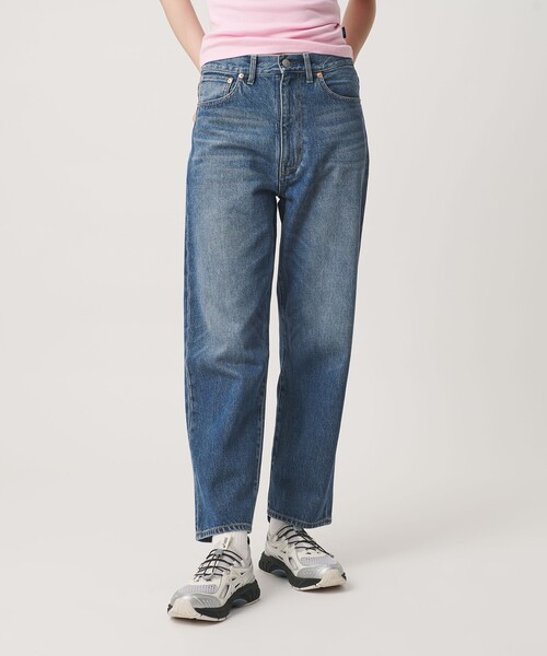 NICE WEATHER(ナイスウェザー)の「<NICE WEATHER>5P ストレートデニムパンツ(デニムパンツ・メンズ・ブラック/ネイビー・L/M/XS/S)」の2枚目の写真