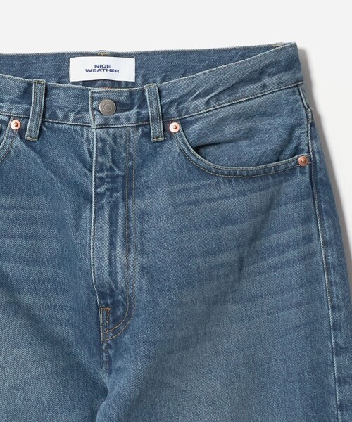 NICE WEATHER(ナイスウェザー)の「<NICE WEATHER>5P ストレートデニムパンツ(デニムパンツ・メンズ・ブラック/ネイビー・L/M/XS/S)」の12枚目の写真