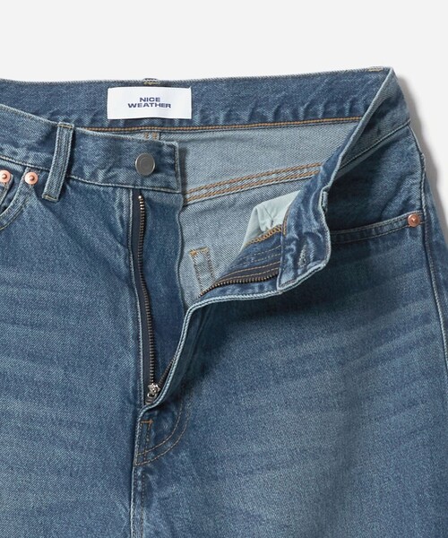NICE WEATHER(ナイスウェザー)の「<NICE WEATHER>5P ストレートデニムパンツ(デニムパンツ・メンズ・ブラック/ネイビー・L/M/XS/S)」の16枚目の写真