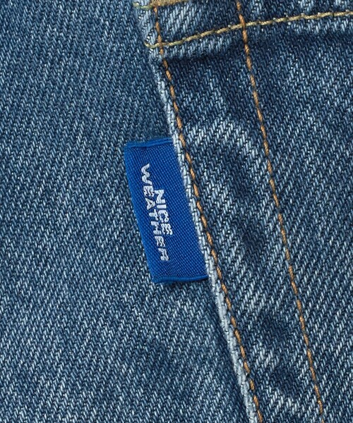 NICE WEATHER(ナイスウェザー)の「<NICE WEATHER>5P ストレートデニムパンツ(デニムパンツ・メンズ・ブラック/ネイビー・L/M/XS/S)」の7枚目の写真